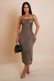With A Flare Midi Dress