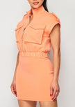 Chic & Comfy Zip Up Dress