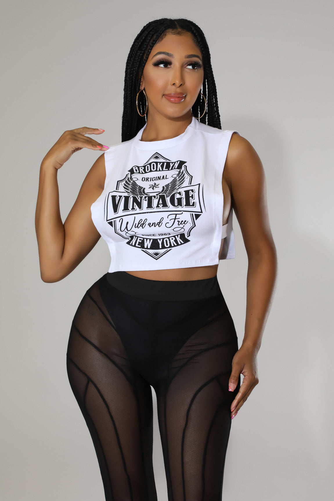 Vintage Baddie Top - (Top Only)