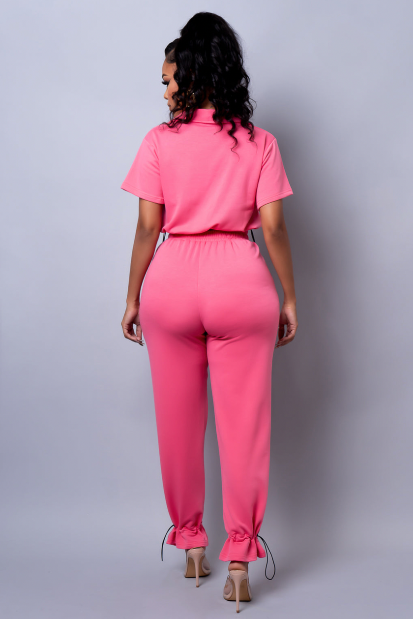 Cool People Two Piece Pant Set